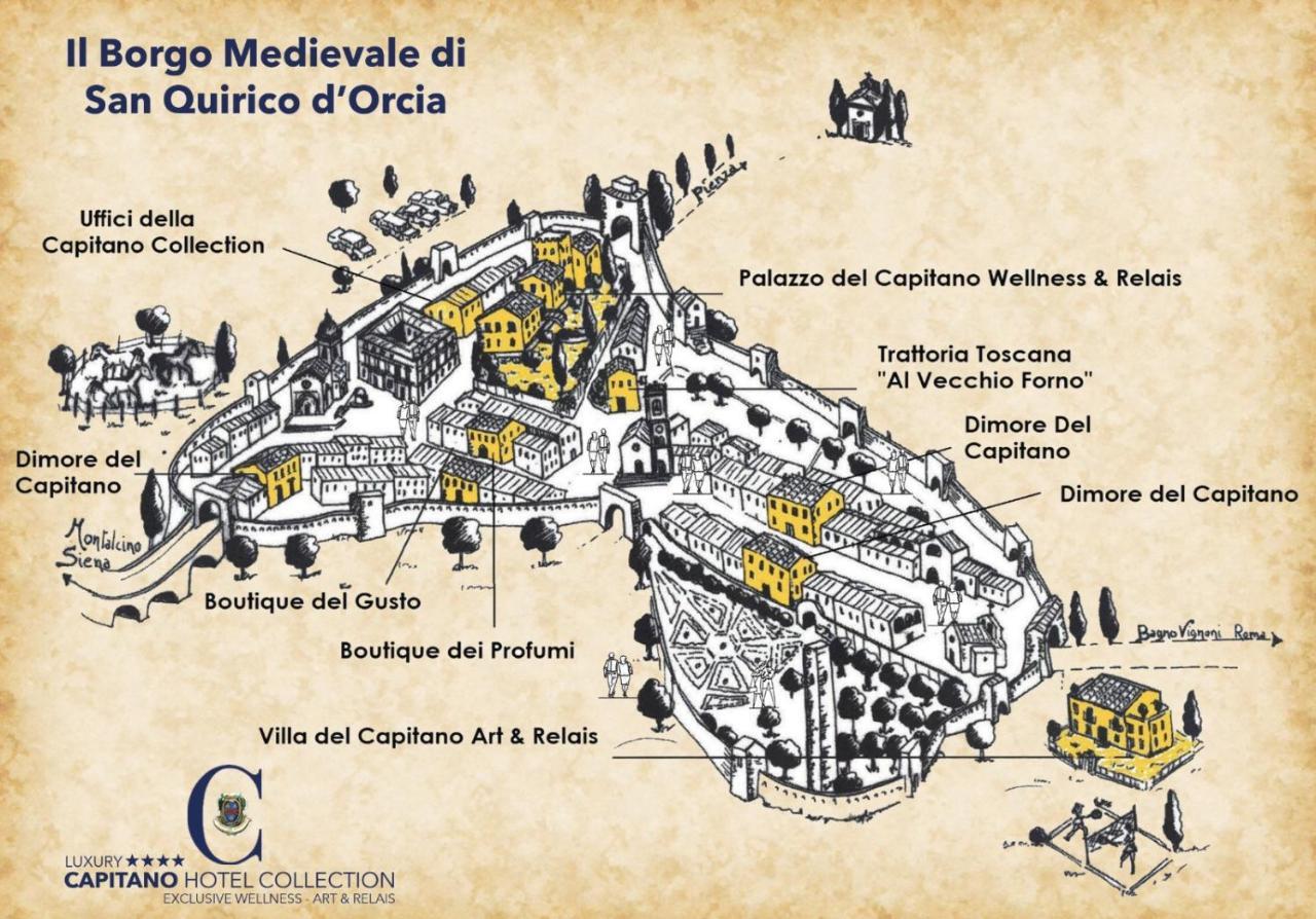 Torre Camaldoli B&B - Borgo Capitano Collection - Albergo Diffuso San Quirico dʼOrcia المظهر الخارجي الصورة